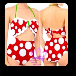 Super Mario Bros Piranha inspired swimsuit size S